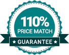 110% Price Match Guarantee Logo